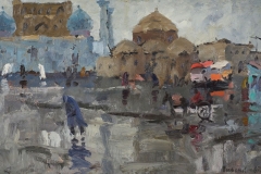 Ю.И.-Пименов-Дождь-в-Самарканде.-1967-г